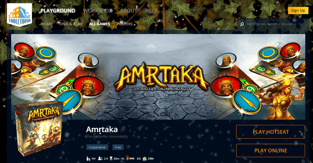 Embark on an Epic Journey in the World of "Amrtaka" – A Thrilling Board Game Adventure on Tabletopia